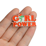 Badge féministe Girl Power