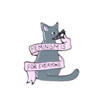 Pin's Féministe Chat | Pins-Boutique